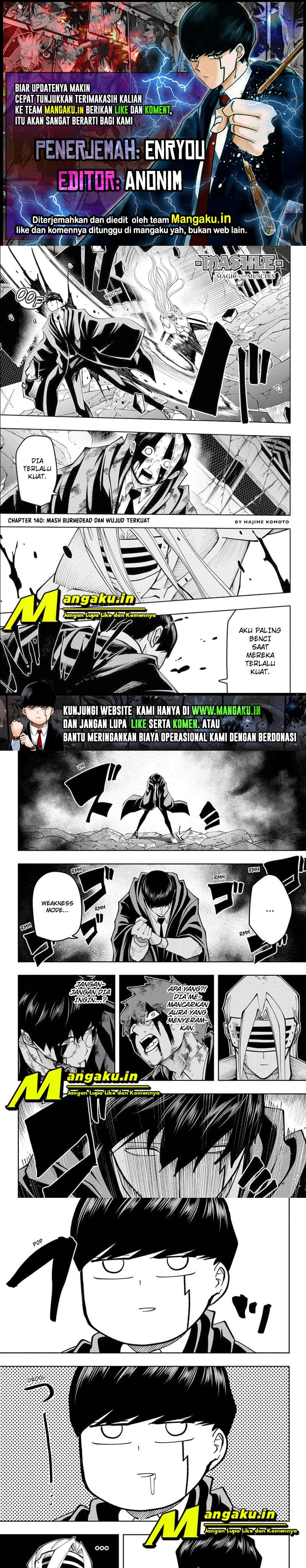 Mashle: Magic and Muscles chapter 140